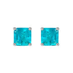 Quadratische Paraiba-Ohrringe E0126