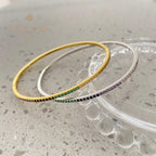 Schmaler Regenbogen-Armreif B0879