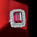 Smaragd-Blumenring R1160