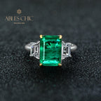 Labor-Smaragd-Paraiba-Verlobungsring R0314