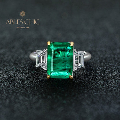 Labor-Smaragd-Paraiba-Verlobungsring R0314