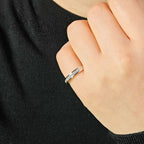 Baguette Moissanite Band