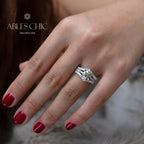 Citrin Stapelring Set R0317