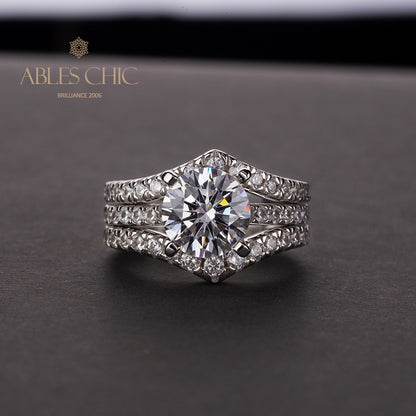 Citrin Stapelring Set R0317