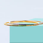 Schmaler Regenbogen-Armreif B0879