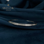 Gewellter Bling-Stapel-Armreif B0878