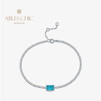 Lab Paraiba Tennisarmband B0539