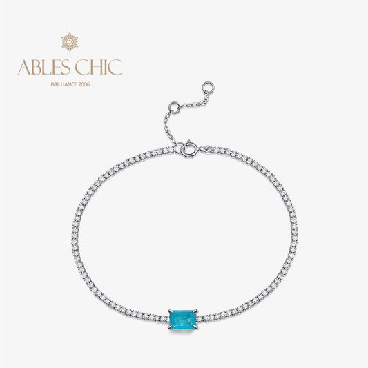 Lab Paraiba Tennisarmband B0539