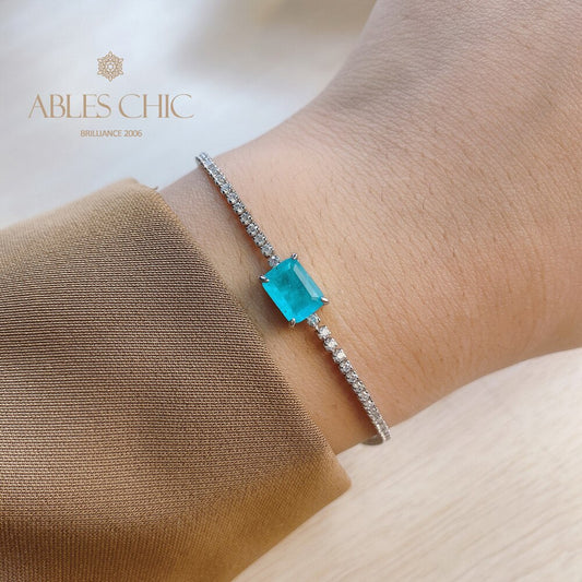 Lab Paraiba Tennisarmband B0539