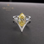 Marquise Diamant Stapelring R0304