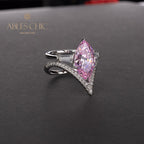 Marquise Diamant Stapelring R0304