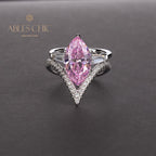 Marquise Diamant Stapelring R0304