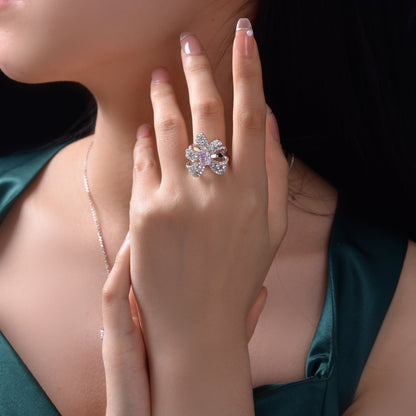 Turmalin Schmetterling Cocktail Ring R1262