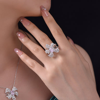 Turmalin Schmetterling Cocktail Ring R1262