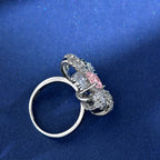 Turmalin Schmetterling Cocktail Ring R1262