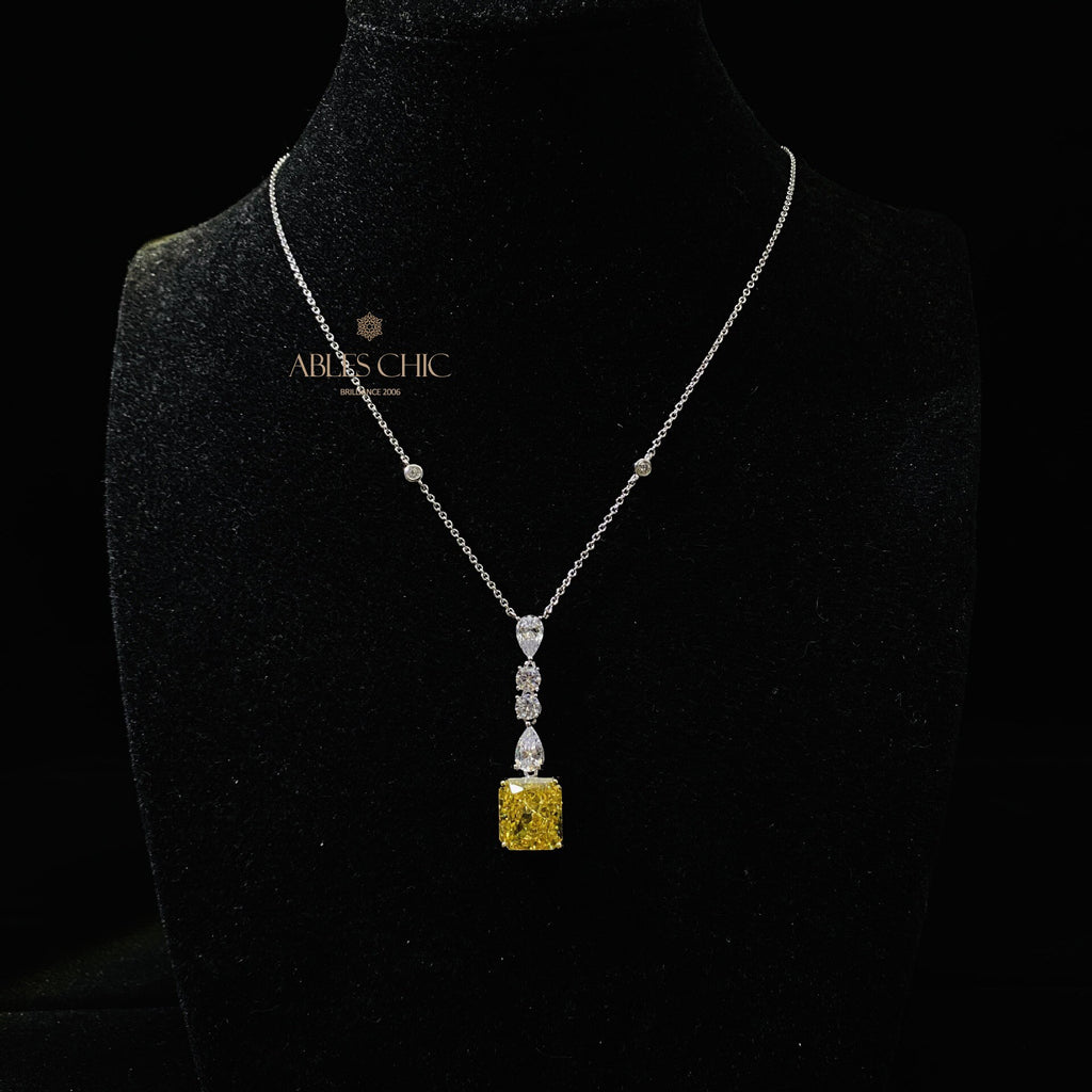 Citrin-Kronleuchter-Anhänger P0650