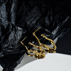 Freiform-Filigran-Ohrstecker E1233