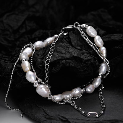 Barockperlen-Kettenarmband B1029