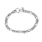 Statement-Armband mit Figaro-Kette B1043