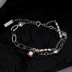Mehrkettiges Barockperlenarmband B1034