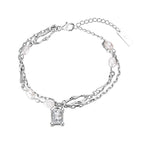 Ketten Barockperlen Armband B1047