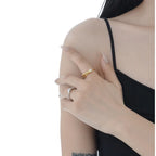 Alien Textur CZ Ring R1258