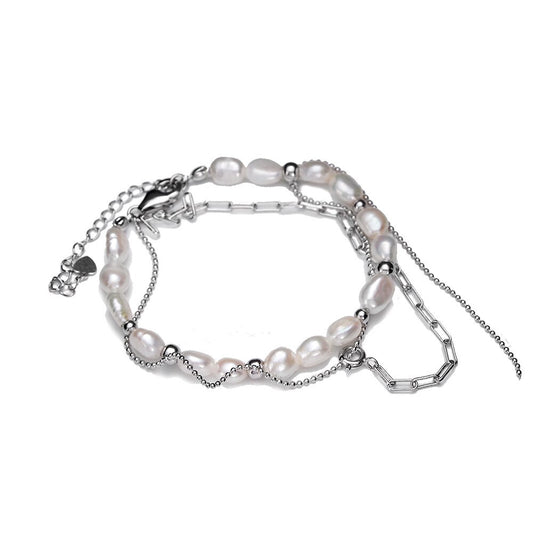 Barockperlen-Kettenarmband B1029