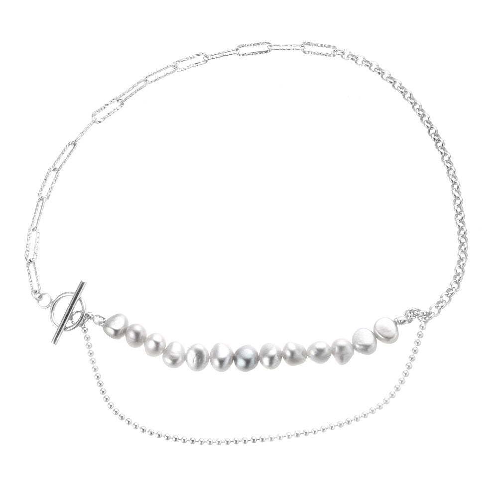 Rosa Barock Multi Ketten Halskette N1016