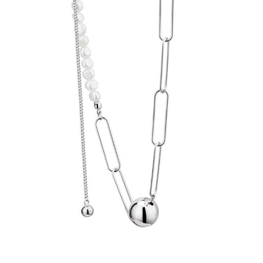 Gezogene Kette Barockperlenkette N1032