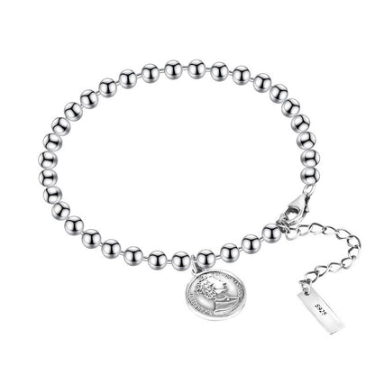 Elizabeth Münz-Kugelkettenarmband B1015