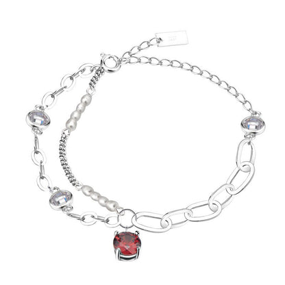 Mehrkettiges Barockperlenarmband B1034