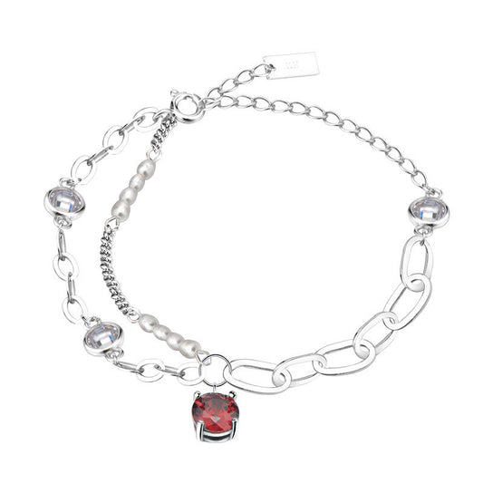 Mehrkettiges Barockperlenarmband B1034