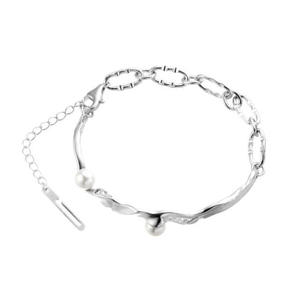 Muschelperlen Unregelmäßige Glieder Armband B1022