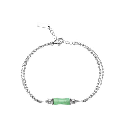 Jade Bambus Multi Ketten Armband B1017