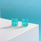 Smaragd Paraiba Turmalin Ohrringe E0121