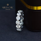 Diamanten Infinity Band Ring R1568