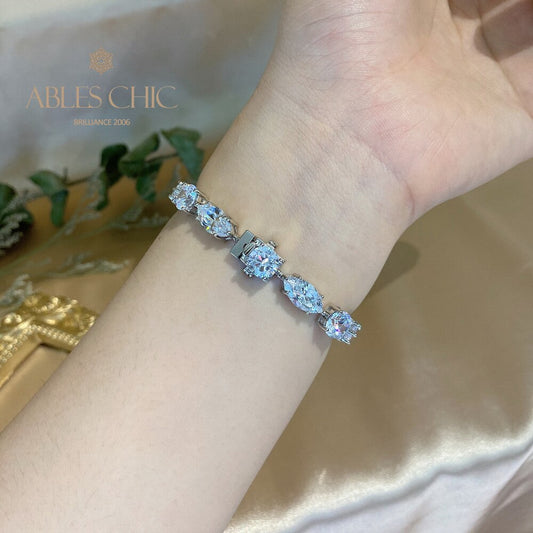 Armband mit Steinen in verschiedenen Formen B0503