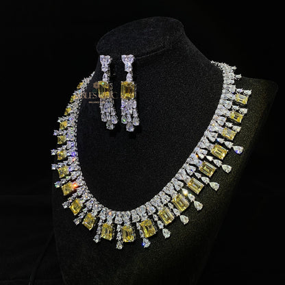 Sphene Hochzeit Girlande Halskette P0694