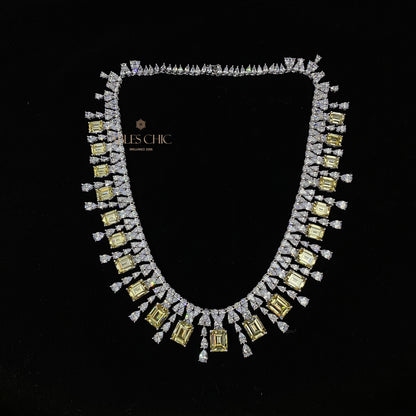 Sphene Hochzeit Girlande Halskette P0694