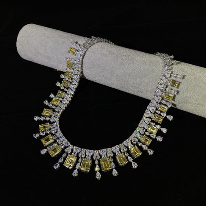 Sphene Hochzeit Girlande Halskette P0694