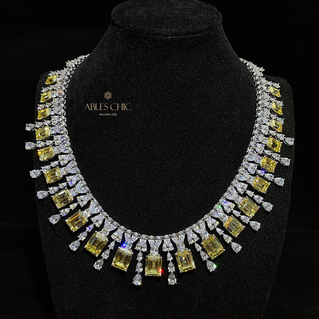 Sphene Hochzeit Girlande Halskette P0694