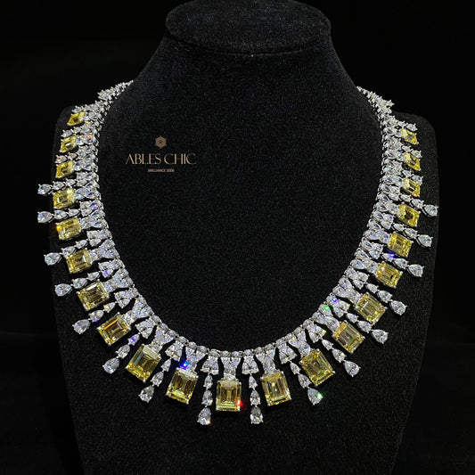 Sphene Hochzeit Girlande Halskette P0694