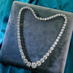 Gradient Iced Out Bling Halskette P0513