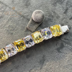 Citrin Brautarmband B0636