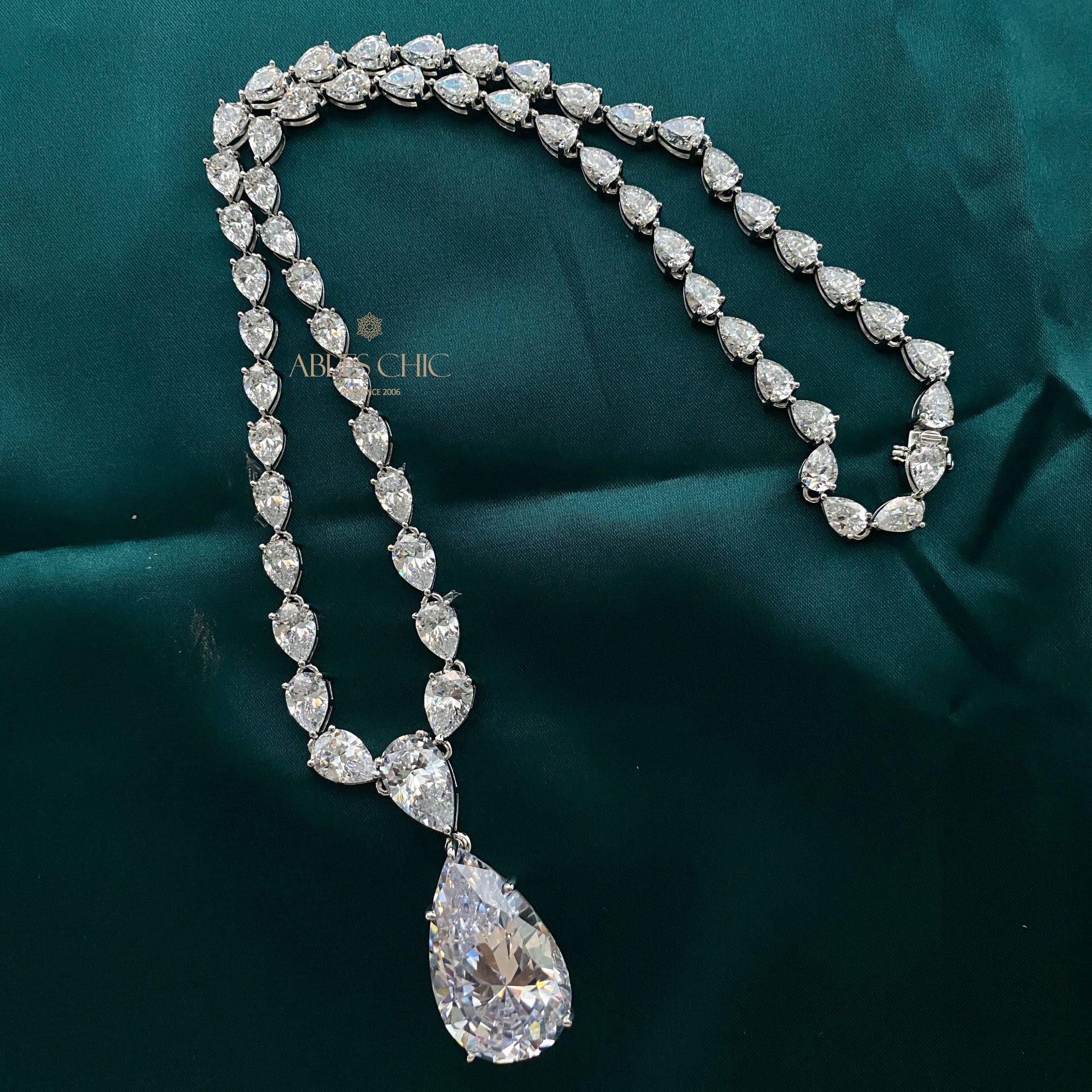 Weiße Turmalin-Brautkette B0507