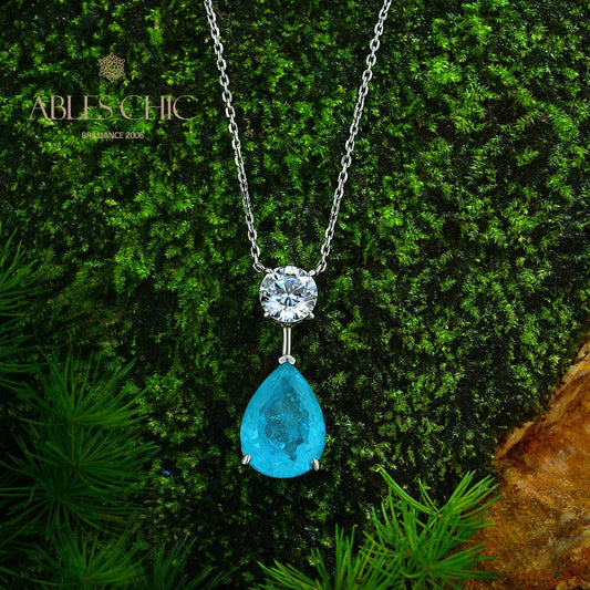 Lab Paraiba Tropfenanhänger B0411