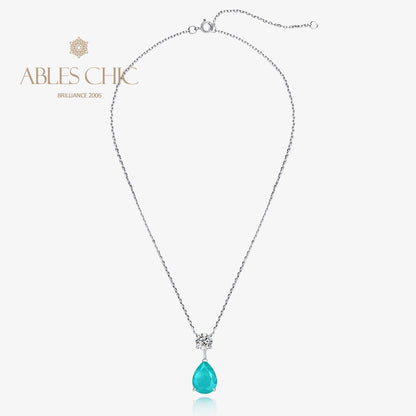 Lab Paraiba Tropfenanhänger B0411