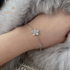 Blütenblatt Blume Hochzeit Armband B0855