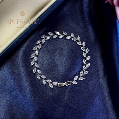 Marquise-Blatt-Armband B0827