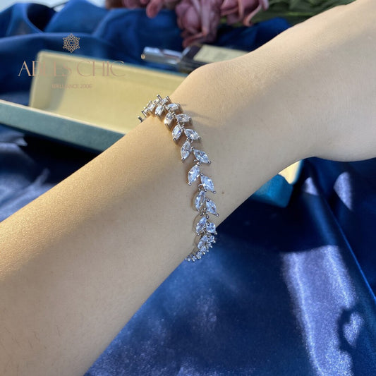 Marquise-Blatt-Armband B0827